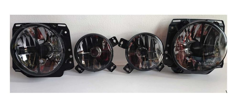 Фарове VW Голф 2 външни и вътрешни Golf 2 Нови тъмни с кръстачка
