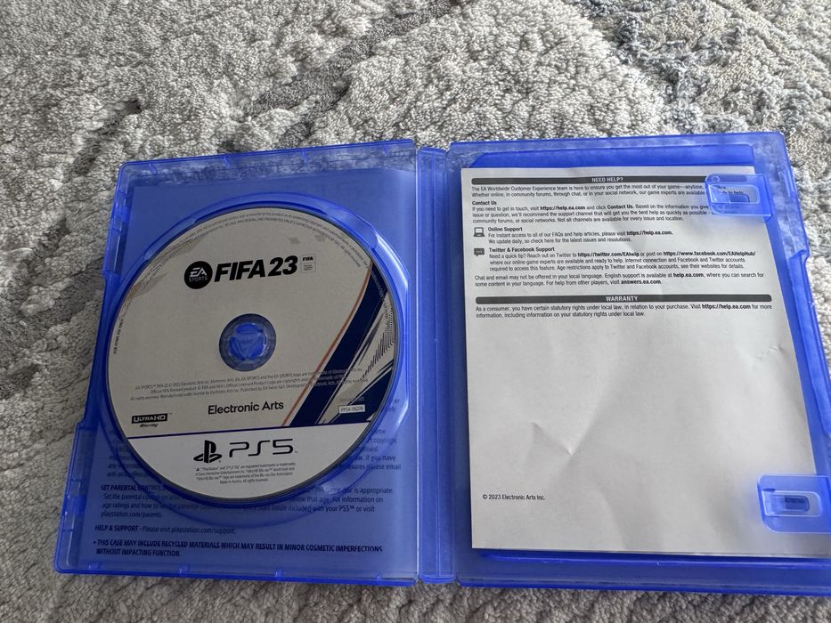 2 диска Fifa 23, Fifa 24
