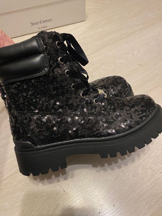 Ghete negre cu paiete Juicy Couture noi