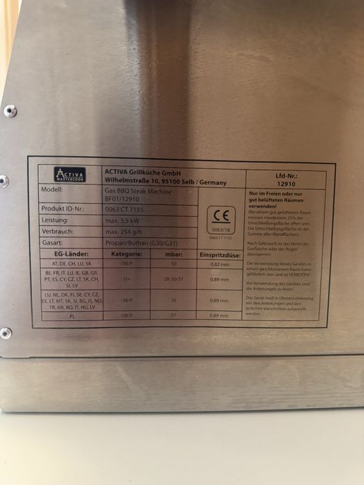 ‼️Activa Steak Gratar si Cuptor de pizza pe gaz. . Nou ‼️