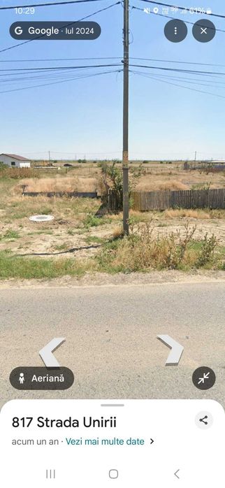 Teren 1000 mp (20 m deschidere) cu fundație casă + utilități – Vădeni