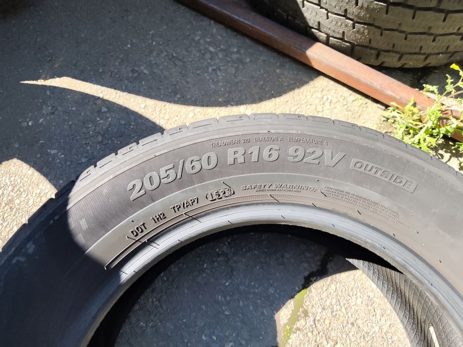 205/60/16" 2бр Kumho ecsta es71, dot1523,7mm