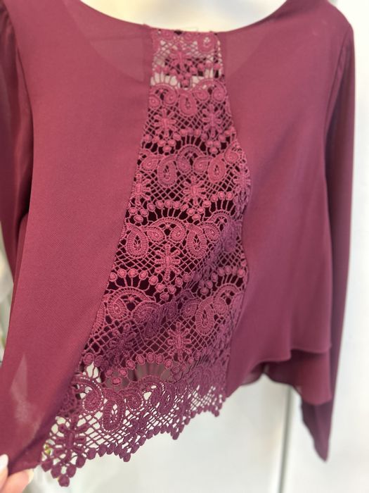 Bluza vaporoasa M / 38 • Foarte buna • Apricot