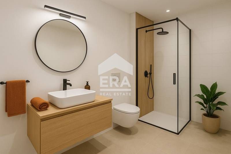 Двустаен апартамент в начален етап на строеж на първата по рода си мно