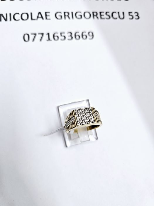 Vand inel barbatesc din aur 14 k 5.85 g cod 454