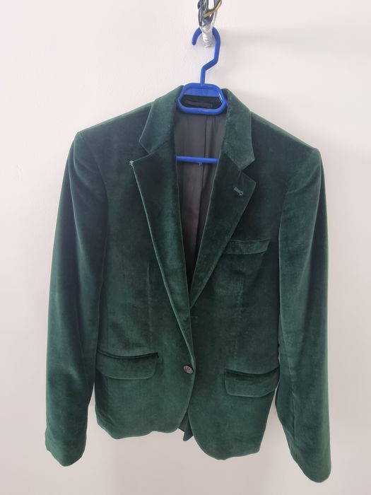 Sacou verde de costum