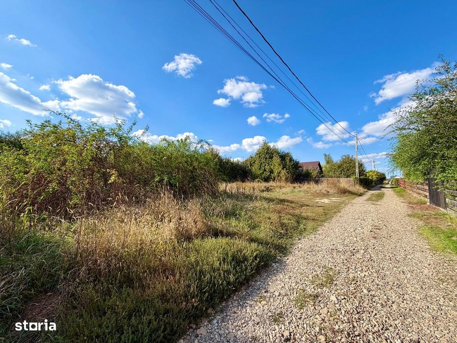 Teren intravilan, 1000 mp, intre case, dreptunghiular, Lunca Cetatuii
