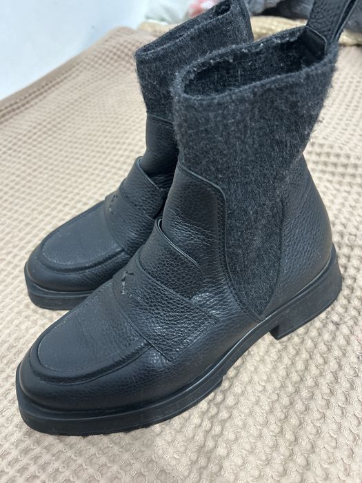 Обувь зимняя натуралка мех внутри с наружи кожа