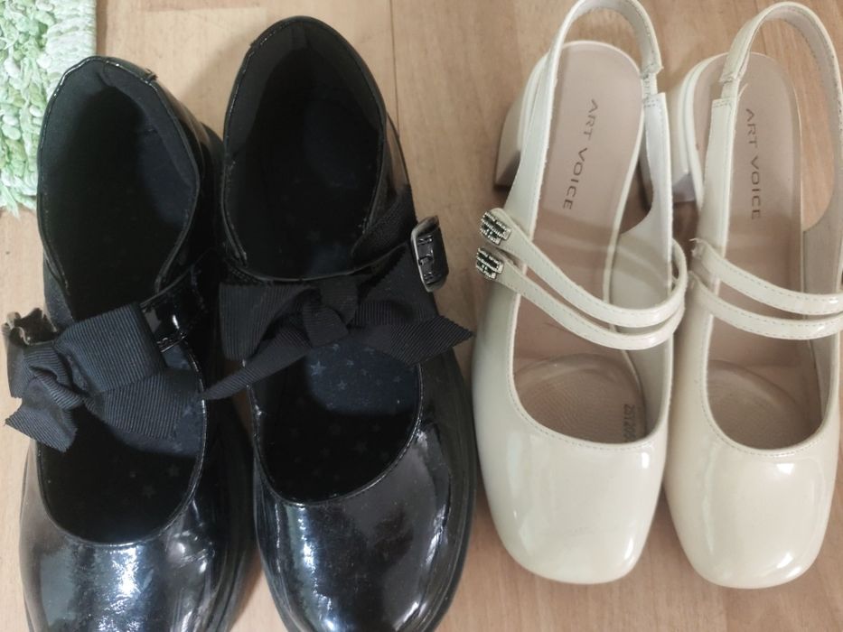 Туфли школьные разные