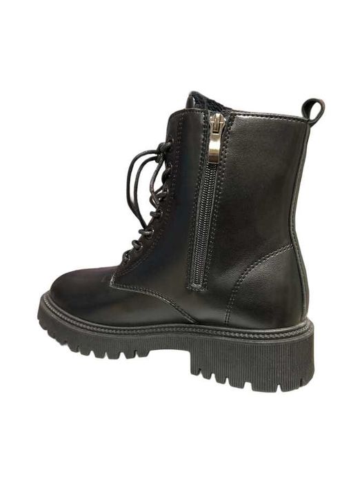 Дамски кожени боти в черно-625