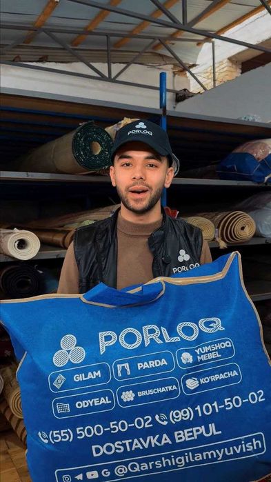 PORLOQ Gilam Yuvish Fabrikasi Qashqadaryo
