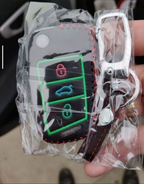 Husa piele fosforescenta VW Golf 7 mk7