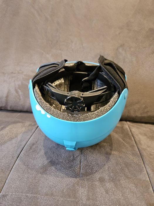 Детска каска за ски Weze, синя + подрък