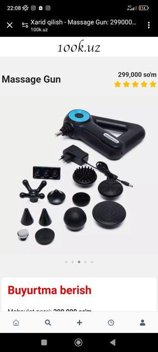 Masaj uchun ajoyib qurilma