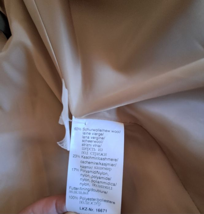 Palton elegant femei 60%lana,23% kaschmir