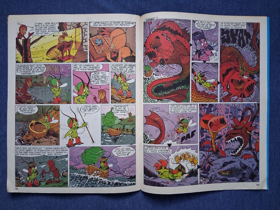 Старо Френско Списание PIF Gadjet 340 Брой Rahan / 1975 год.