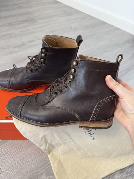 Ghete barbati piele Bobbies Paris