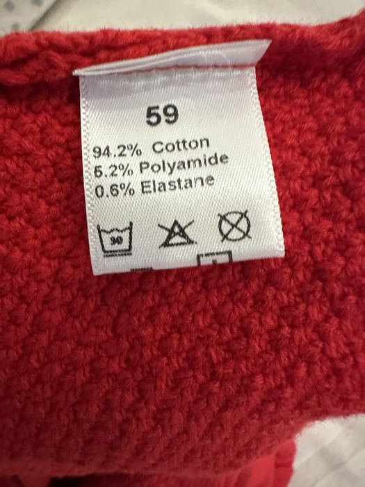 Salopeta groasa tricotata de Craciun