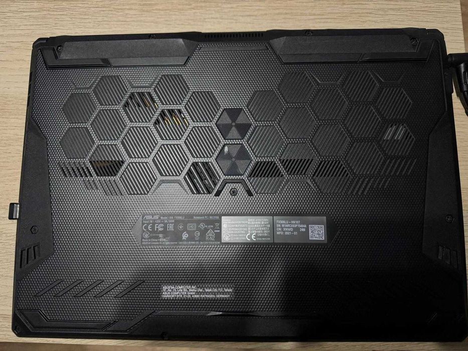 Asus Tuf Gaming F15, I7, 16 gb ram,1.5 Tb Ssd Nvme,Nvidia Gtx1660ti 6g