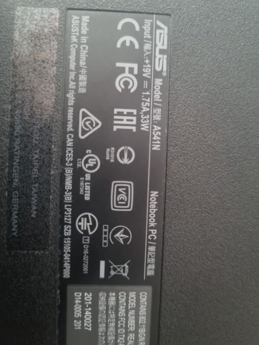 Laptop ASUS A541N 500GB