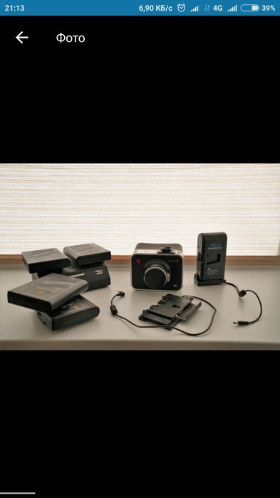 Продаётся кинокамера blackmagic 4K Cinema