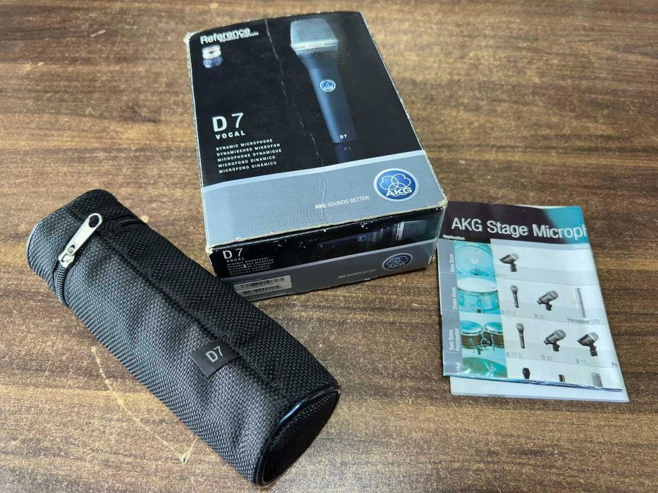 Вокален динамичен микрофон AKG D7