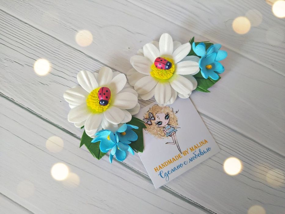 Весенние ободки,заколки,броши,венки