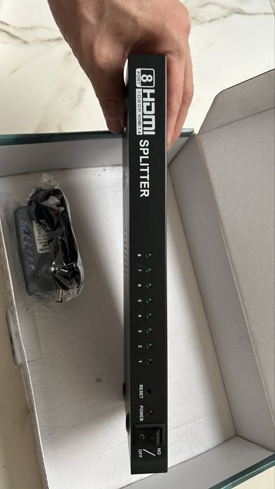 Сплиттер HDMI 1X8 Full HD 1080p разветвитель