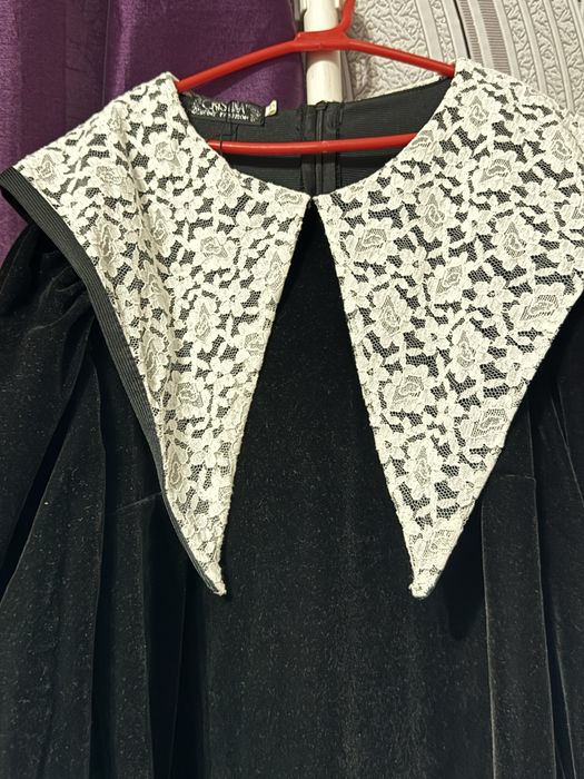 Велюровое платье