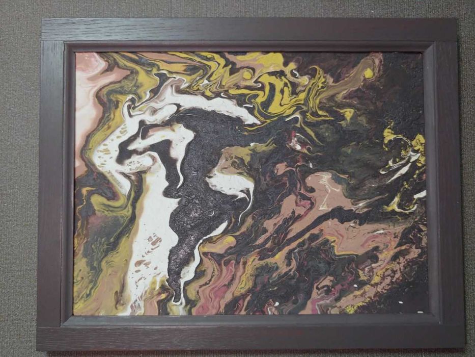 Картина акрилом "Поток" – уникальное современное искусство