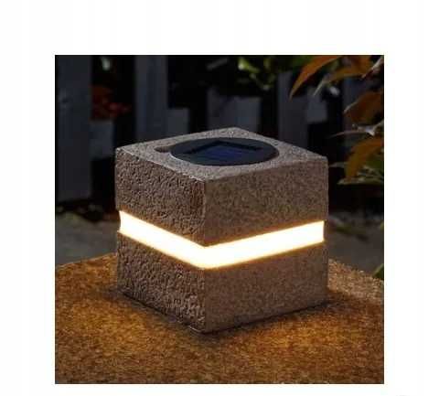 Соларна LED градинска лампа LED куб