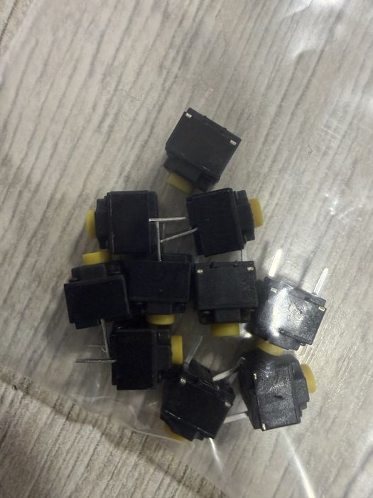 бесшумные переключательи для мыши huano kailh omron