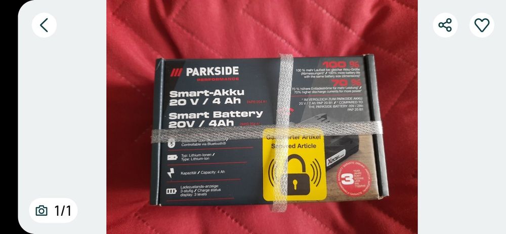 Acumulator 20v smart