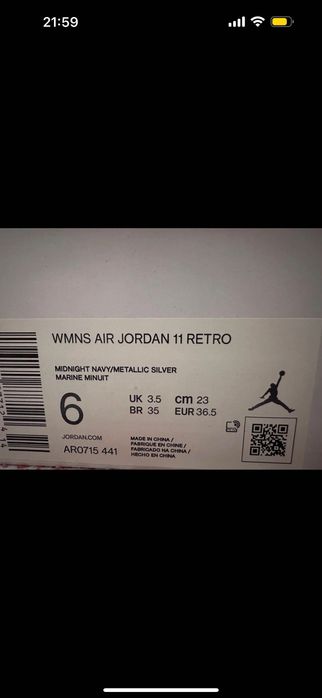 Jordan 11 midnight
