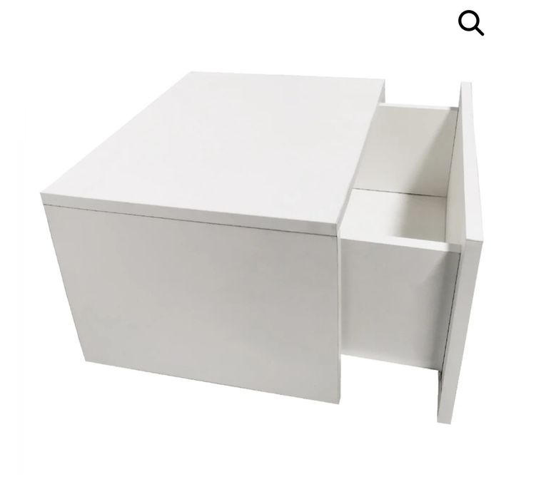 Нощно шкафче висящ дизайн с чекмедже ширина 50 см  цвят светъл дъб