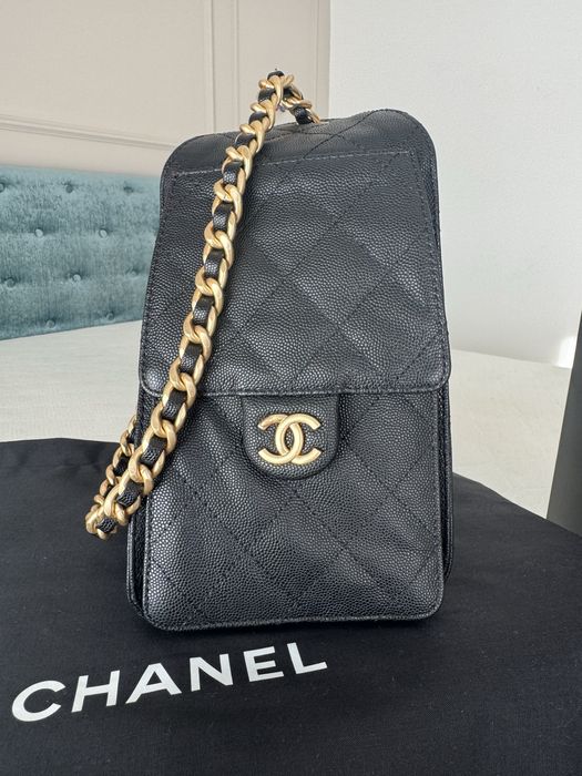 Geantă premium, stil Chanel – piele naturală
