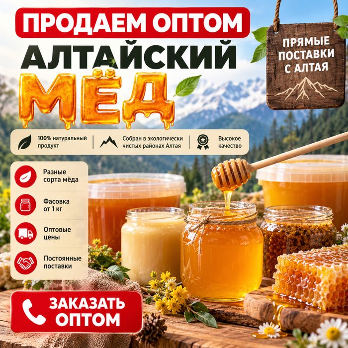Алтайский мед оптом
