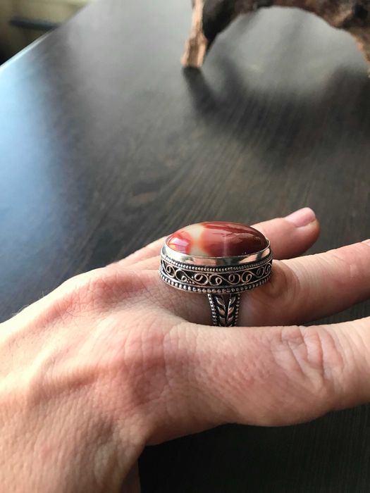 Inel Argint 925 cu Piatra Semipretioasa Jasp