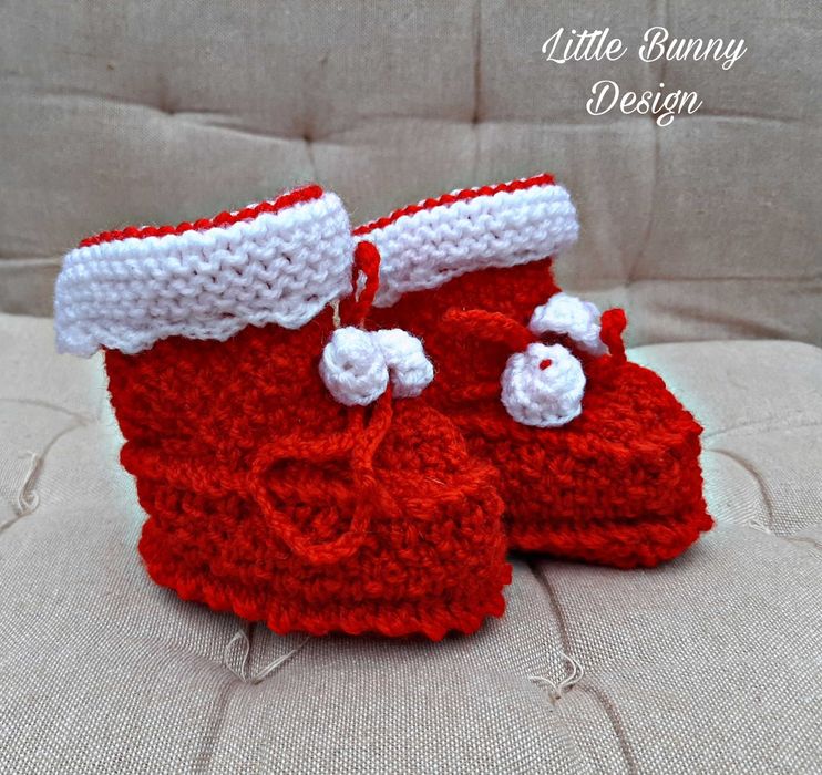 Ръчно плетени шушони/бебешки терлички