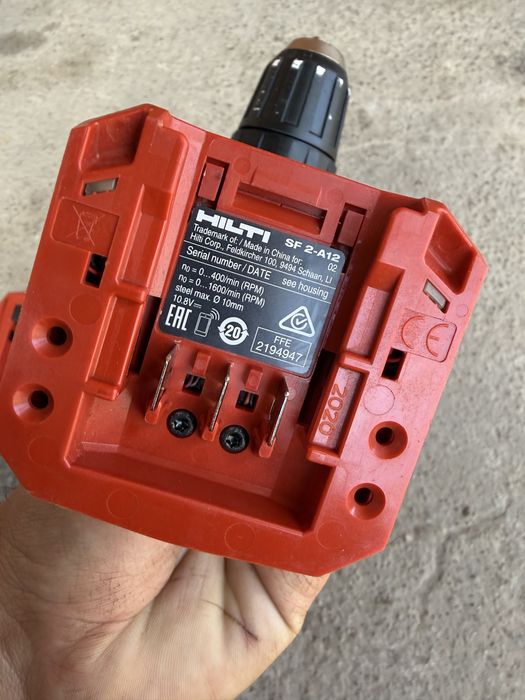 Hilti SF 2-A12 безчетков винтоверт