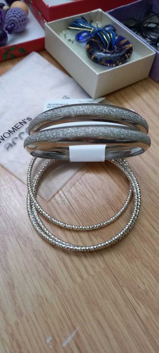 Set 5 bratari argintii