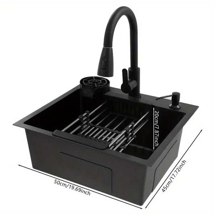 Мивка с вградена смесител