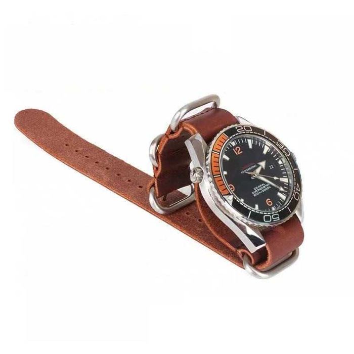 N4 НАТО NATO Кожена каишка за Samsung Huawei Xiaomi Garmin Amazfit