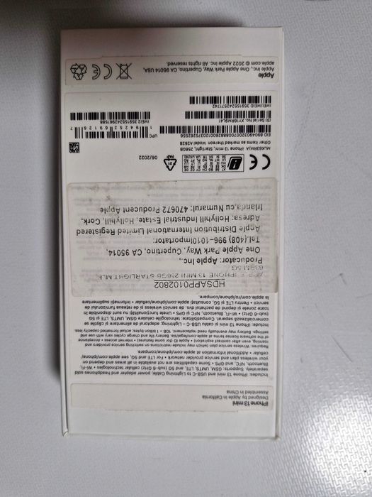 Iphone 13 mini 256 gb