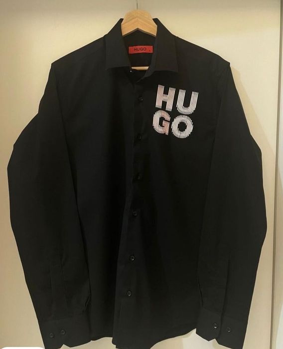Camasa Hugo Boss noua neagră