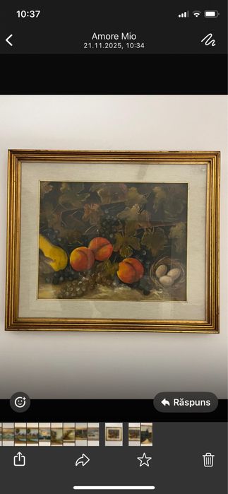 Vand tablouri vintage pe panza