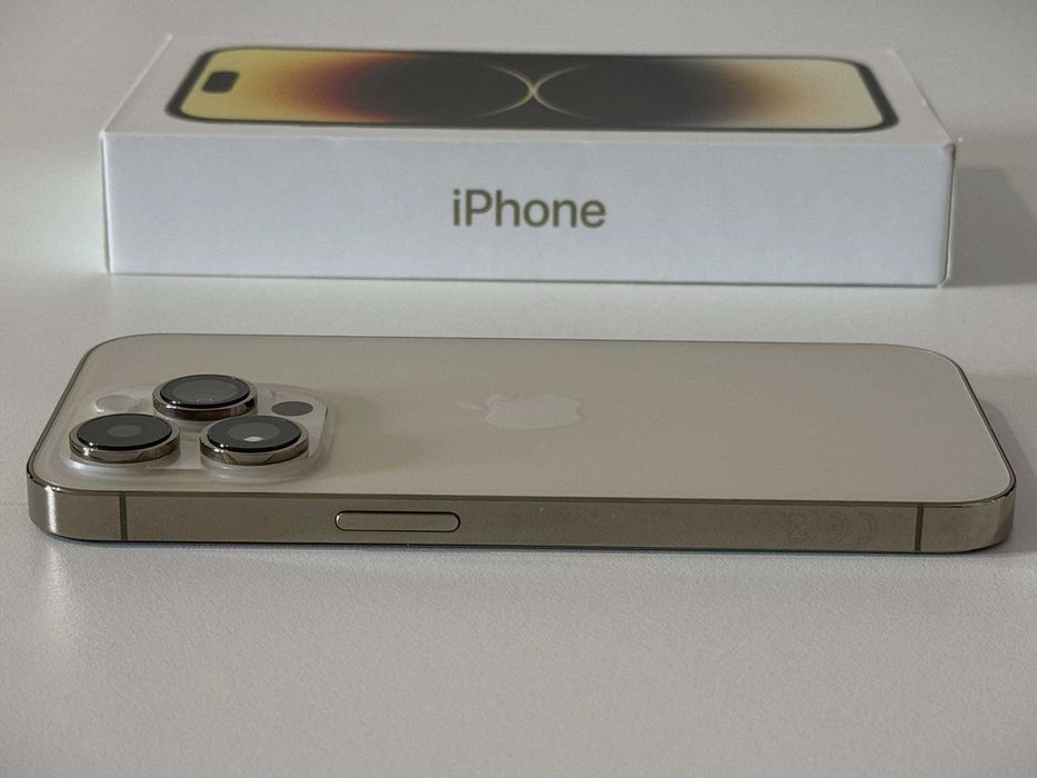 Бартер! Като НОВ! 100% Бат! iPhone 14 Pro 256GB Gold (Златен)