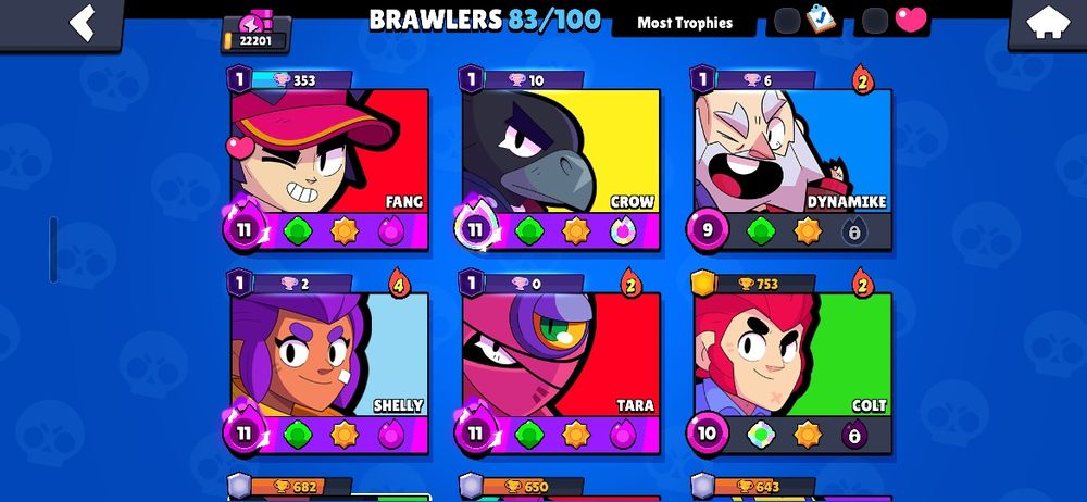 Продам аккаунт в Brawl Stars