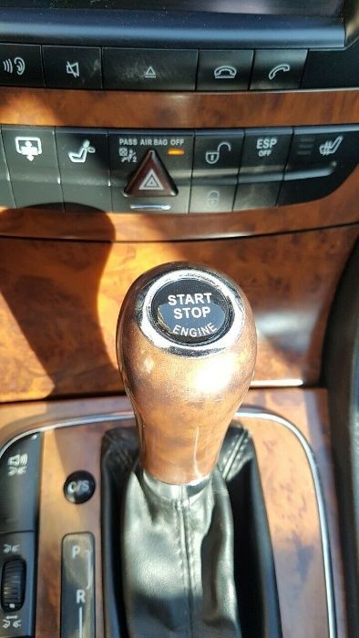 3D Stickere buton Start Stop Mercedes E-Class W211 / CLS-Class W219