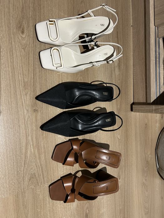 Sandale saboti Zara mango marimea 38